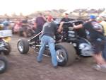 Pushin off for hot laps Western World 2008